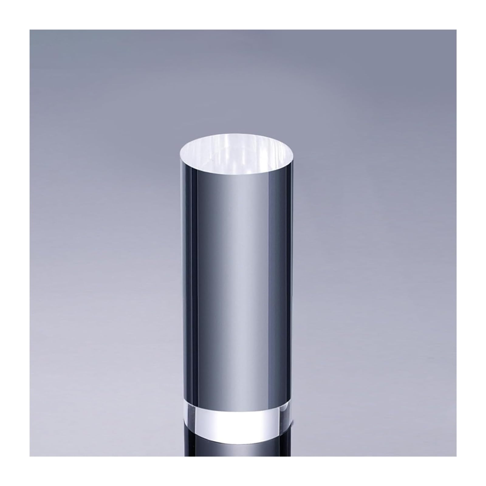 LQZAXSRDR Clear Acrylic Display Block, Acrylic Display Block Solid Cube Cylinder Stand 3-20cm(12cm)