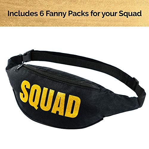 Squad Bachelorette Fanny Packs- Block Text (7 Pack) - Thumbnail 6