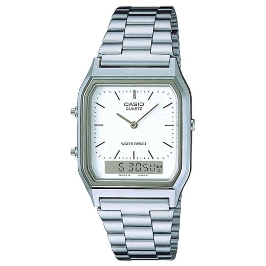 Relógio Masculino Digital Casio AQ-230A-7DMQ Prata
