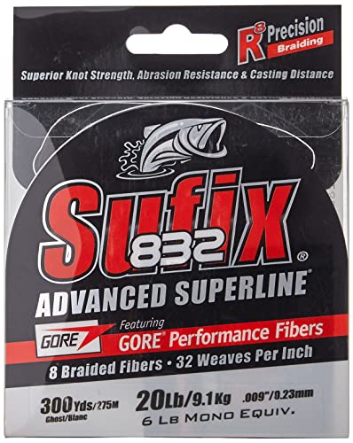 Sufix 832 Braid 20 lb Ghost 300 yards, Multi-coloured - Image 2