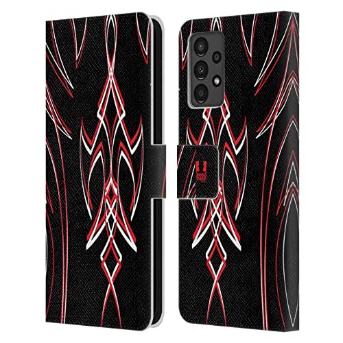Étui portefeuille Galaxy A13 Samsung (2022) Head Case Designs rouge