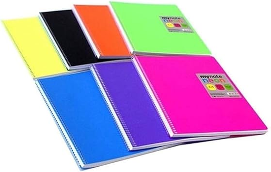 Umur 1 Adet Spiralli Plastik Kapak Defter A4 100 Sayfa  izgili Kar k Renk Yollanmaktad r