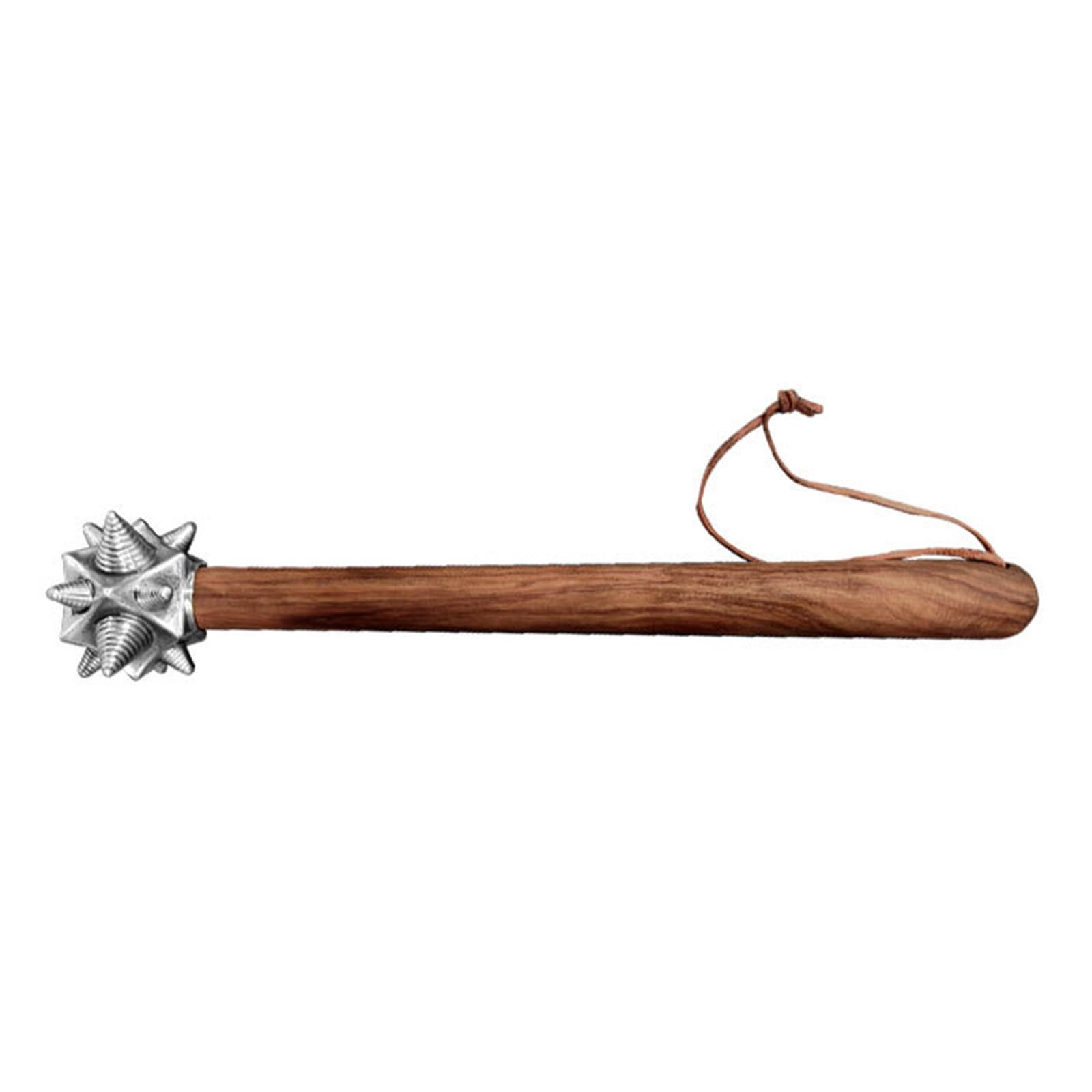 Acero inoxidable martillo en forma de puño mango de madera para el hogar acampar al aire libre decoración decoración regalo camping herramienta