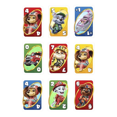 UNO Junior PAWPatrol Kartenspiel - vereinfachte Version des beliebten UNO Spiels mit Bildern aus dem Animationsfilm, für 2-4 Spieler und Kinder ab 3 Jahren, HGD13 – Bild 5