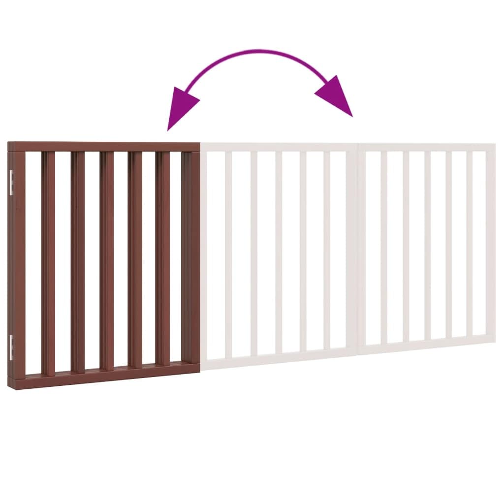 Lot de 3 grilles de séparation pliables en bois de peuplier pour le transport, montage sans perçage, 150 cm de large
