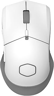 Cooler Master MM311 Lightweight 77g Wireless Gaming Mouse - 10,000 DPI PMW3325 Optical Sensor, 5 Programmable Buttons, Smooth Glide PTFE Feet, MasterPlus+ (PC only), Symmetrical Form - White