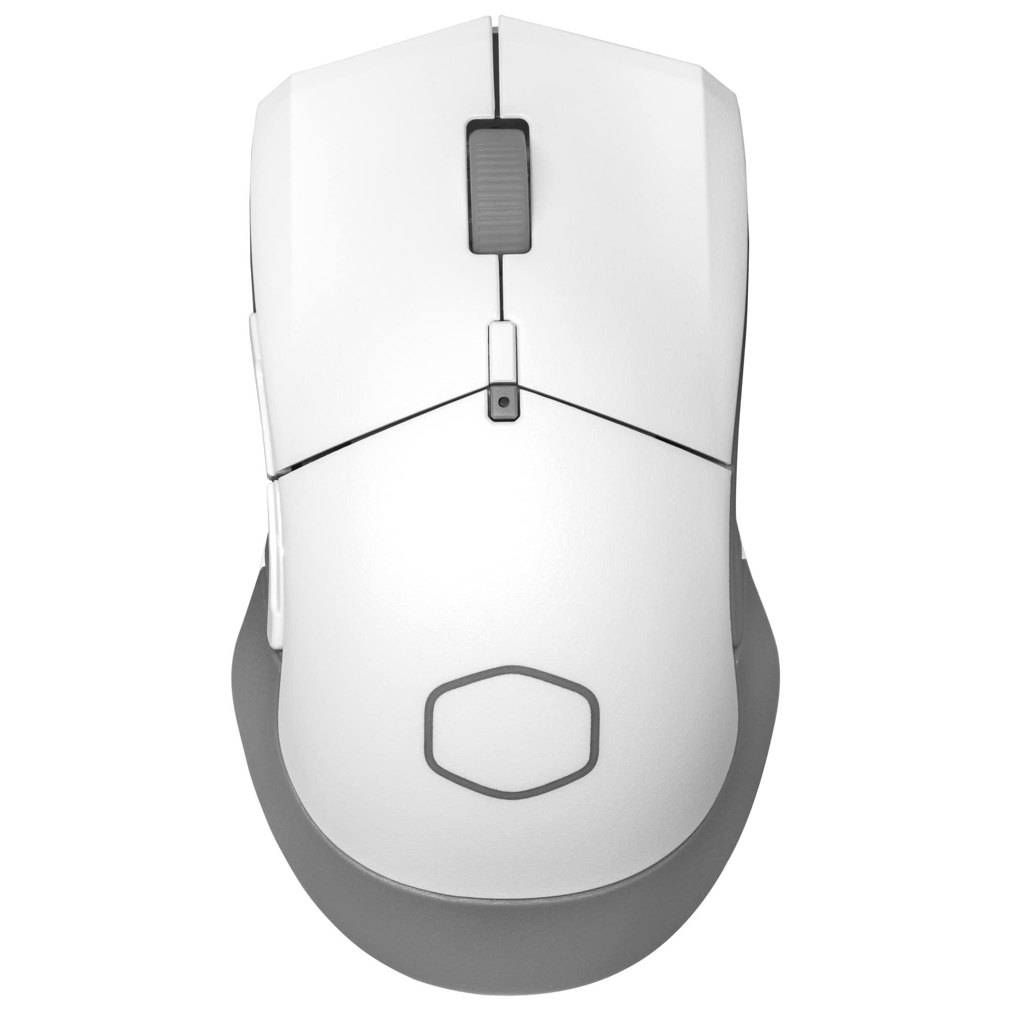 Cooler MasterMM311 Lightweight 77g Wireless Gaming Mouse - 10,000 DPI PMW3325 Optical Sensor, 5 Programmable Buttons, Smooth Glide PTFE Feet, MasterPlus+ (PC only), Symmetrical Form - White
