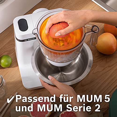 Bosch citruspers opzetstuk, MUZ5ZP1, accessoire voor Bosch MUM2, MUM4 en MUM5 keukenmachines, voor het persen van sinaasappel, citroen en grapefruit - Image 7