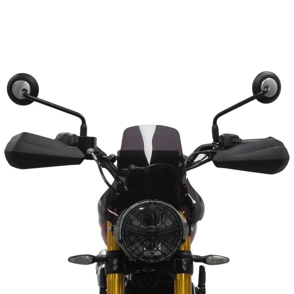 Parabrisas Motocicleta para Triumph para Speed ​​400 para Scrambler 400 X 2024 Parabrisas A Prueba Viento Deflector Viento Parabrisas Motocicleta Extensión Parabrisas Motocicleta(Claro)