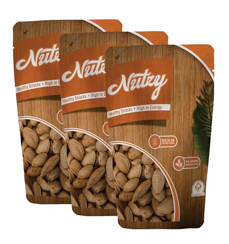 Image of Nutzy Premium Almonds (Kagazi Almonds, 750g)