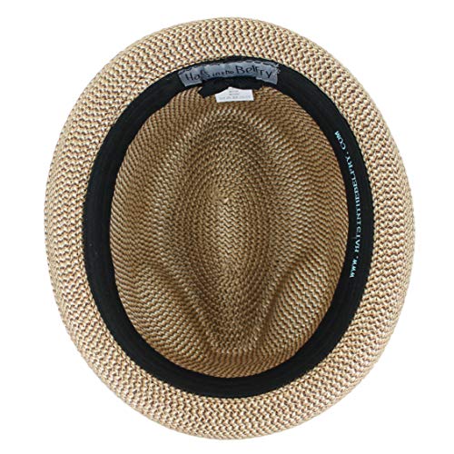 Sombrero Trilby Fedora de Paja Belfry para Hombre y Mujer miniatura 6