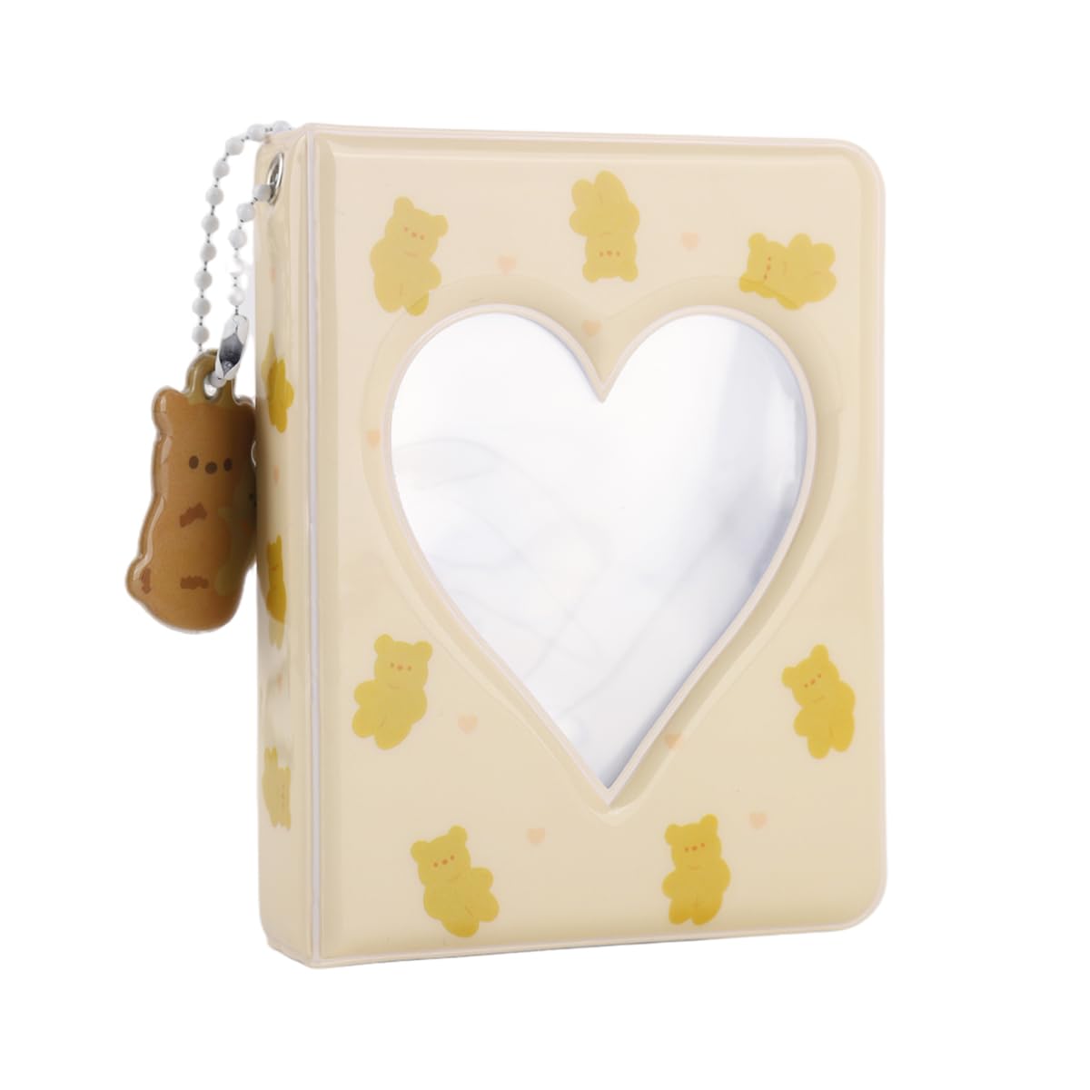 ZIBUYU® 3'' Photo Album, Album for Photos Collection, 40-Photo Capacity Mini Photo Book with Cute Cartoon Bear Cover, Portable Keychain, 8.8x2.5x11cm-image-37
