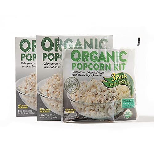 Wabash Valley Farms All Inclusive Popping Kits - Organic Popcorn - 3 Kit - 2 Pack