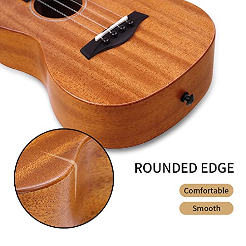 Rosen Ukulélé soprano – En acajou massif – 21 pouces – Professionnel – Kit de démarrage – Avec manuel d’apprentissage… - Les Beatles, Paul McCartney, John Lennon, RIngo Starr, George Harrison Rosen Ukulélé soprano - En acajou massif - 21 pouces - Professionnel - Kit de démarrage - Avec manuel d'apprentissage… – Image 5