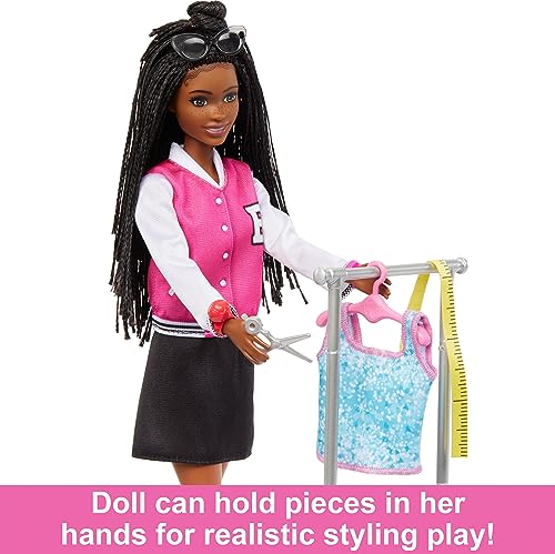 Muñeca Barbie On-set Stylist con 14 Accesorios miniatura 4
