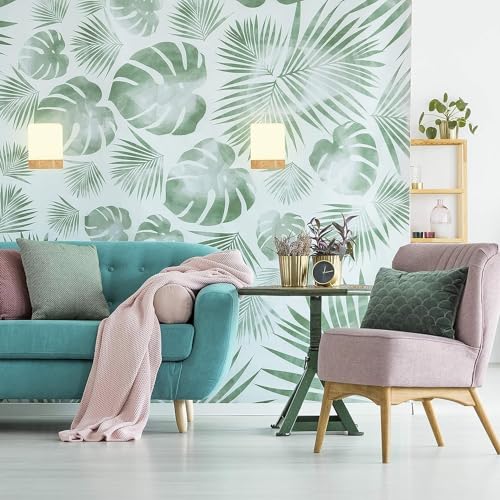Aplique de pared de madera con vidrio esmerilado casquillo E27 interior 4