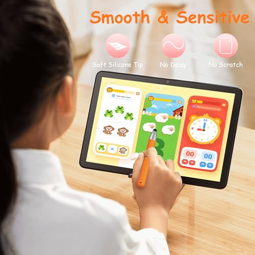 Image of Tobfit Kid Stylus Pens for Touch Screens, Kid Tablet Stylus Pen Universal Children's Compatible with Samsung, Kindle, iPad, iPhone, Android, Microsoft,