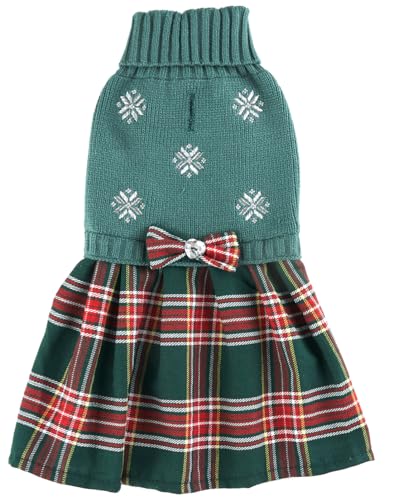 Robe pull pour chien au coin du feu : le tricot de Noël parfait pour M - 2