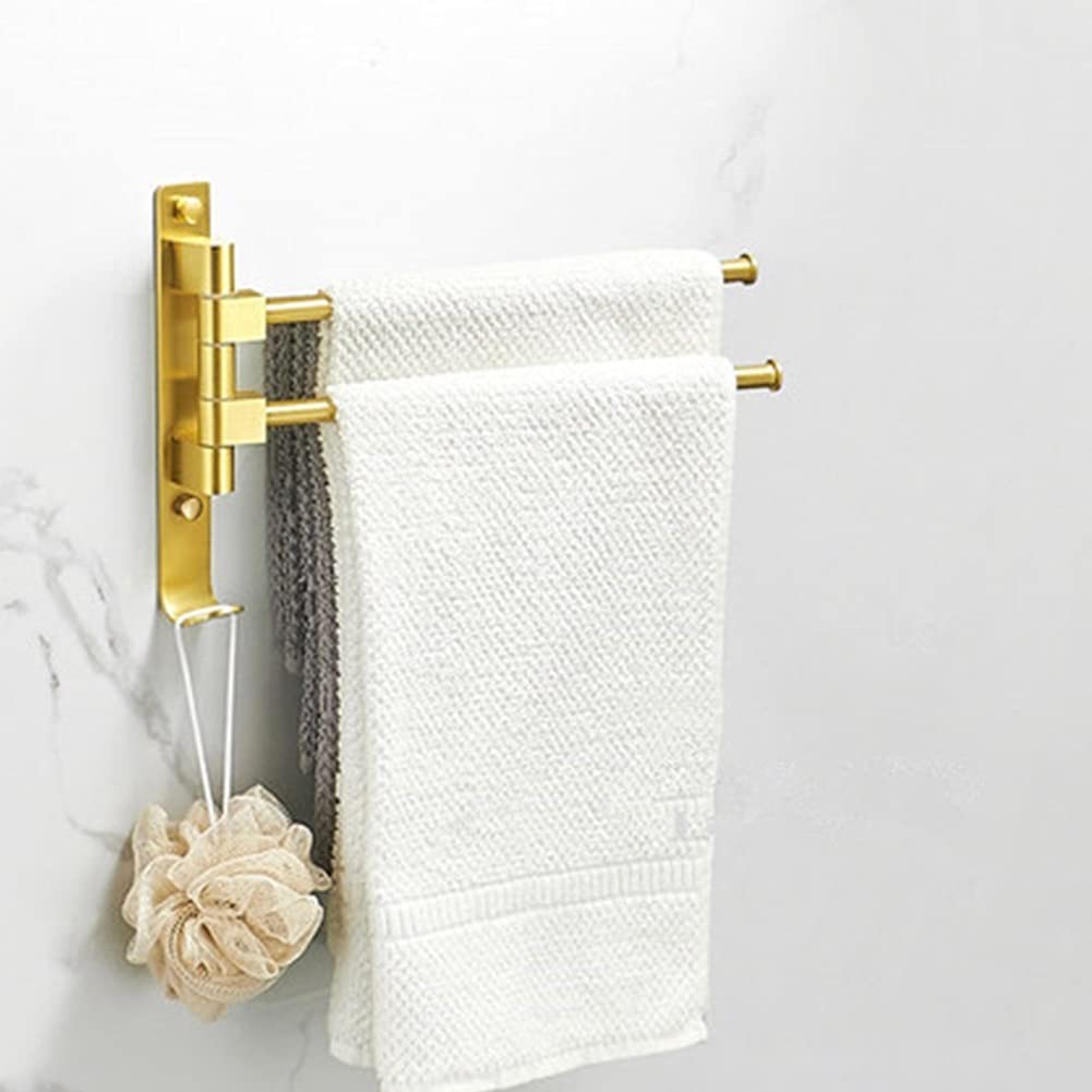 Porte-serviette pour petite salle de bain afin de gagner de l'espace