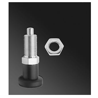 heyous Push Fit Ball Nose Spring Plunger Stainless Steel Spring Return Knob Plunger Spring Indexing Plunger M12