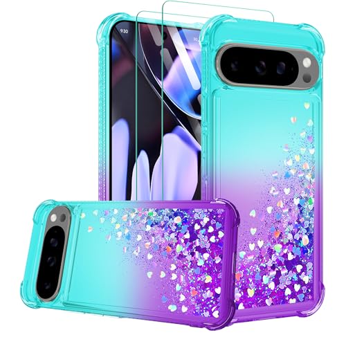 Coque Pixel 9 Pro anti-choc et transparente en silicone souple avec films écran