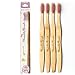 Produktbild Humble Brush Bambus-Zahnbürste für Kinder ultra-soft violett 4 Stück