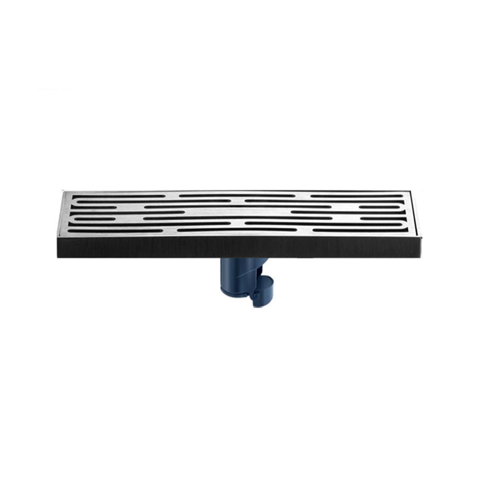 YIHANWUU Rectangle Shower Floor Drain with Hair Strainer,Stainless Steel Linear Drain,Linear Shower Drain with Removable Grate Cover/Grey/8 * 40Cm