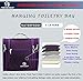 Hanging Toiletry Bag Extra Large Capacity | Premium Travel Organizer Bags For Men And Women | Durable Waterproof Nylon Bathroom, Shower, Makeup Bag For Toiletries, Cosmetics, Brushes (Purple)