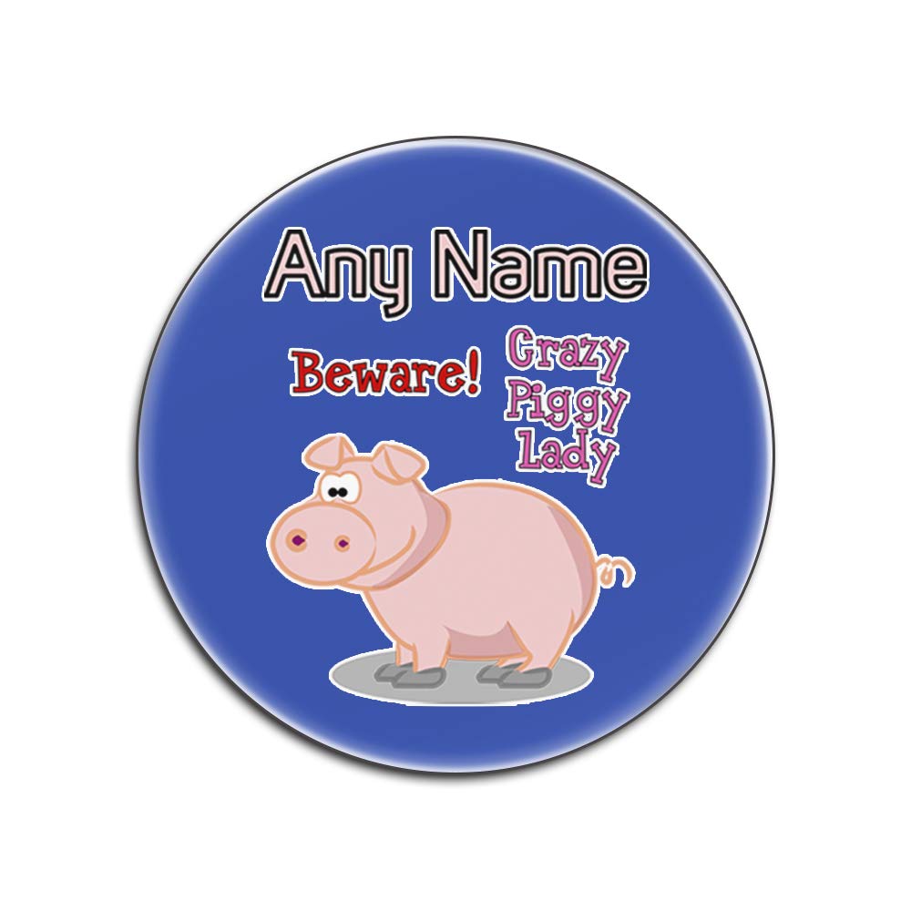 Dessous-de-verre Crazy Piggy Lady le cadeau idéal pour collectionneurs