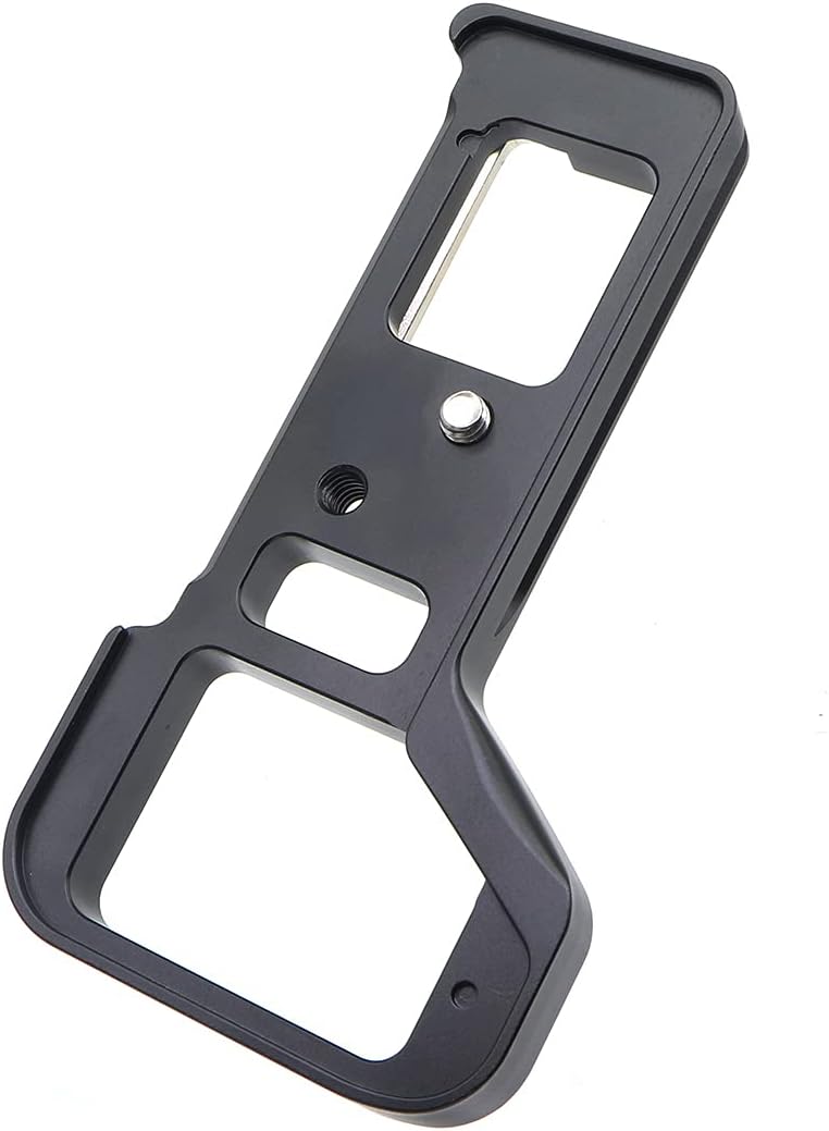 Hand Grip Extension Quick Release Metal Base Plate Compatible with Sony A7IV A7RIV A9II Camera with 1/4" Screw and Hex Wrench Black