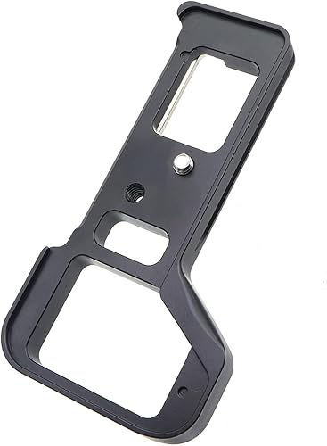 Miniatura 2 de HITHUT Extensión de agarre de mano placa base de metal de liberación rápida compatible con cámara Sony A7IV A7RIV A9II con tornillo de 14 pulgadas y