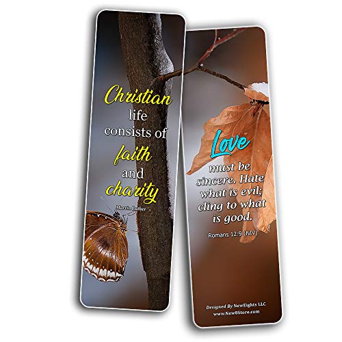 Inspirational Quotes About Christian Life Bookmarks (12-Pack) - Collection Of Different Inspirational Quotes About Christianity #TOP1