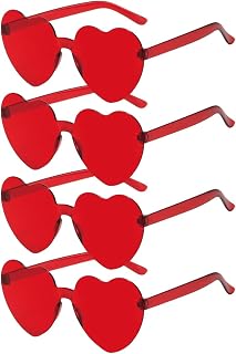 articulo Sprinlot Gafas de Sol Corazón, Divertidas Gafas de Boda, Cumpleaños, Fiesta de Carnaval y Cosplay