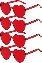 Sprinlot Evjf Wedding Heart Sunglasses for Women Men