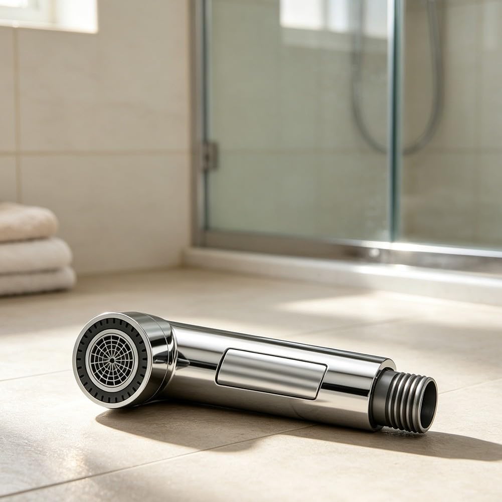 para ducha Baño Cocina Alta Presión Instalación para ducha(silvery)