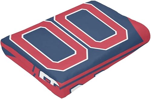 Miniatura 8 de Manta personalizada para fanáticos de la cama, regalo de béisbol, ciudad, invierno, verano, manta de forro polar con nombre y número personalizados,
