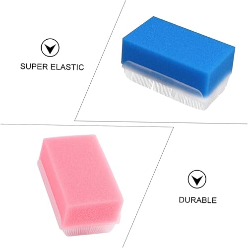 Miniatura 9 de 2Pcs Sensory Training Massage Sponge Brush Soft Body Scrubber for Portable and Lightweight for Shower and Bath Promotes Circulation and Skin Health