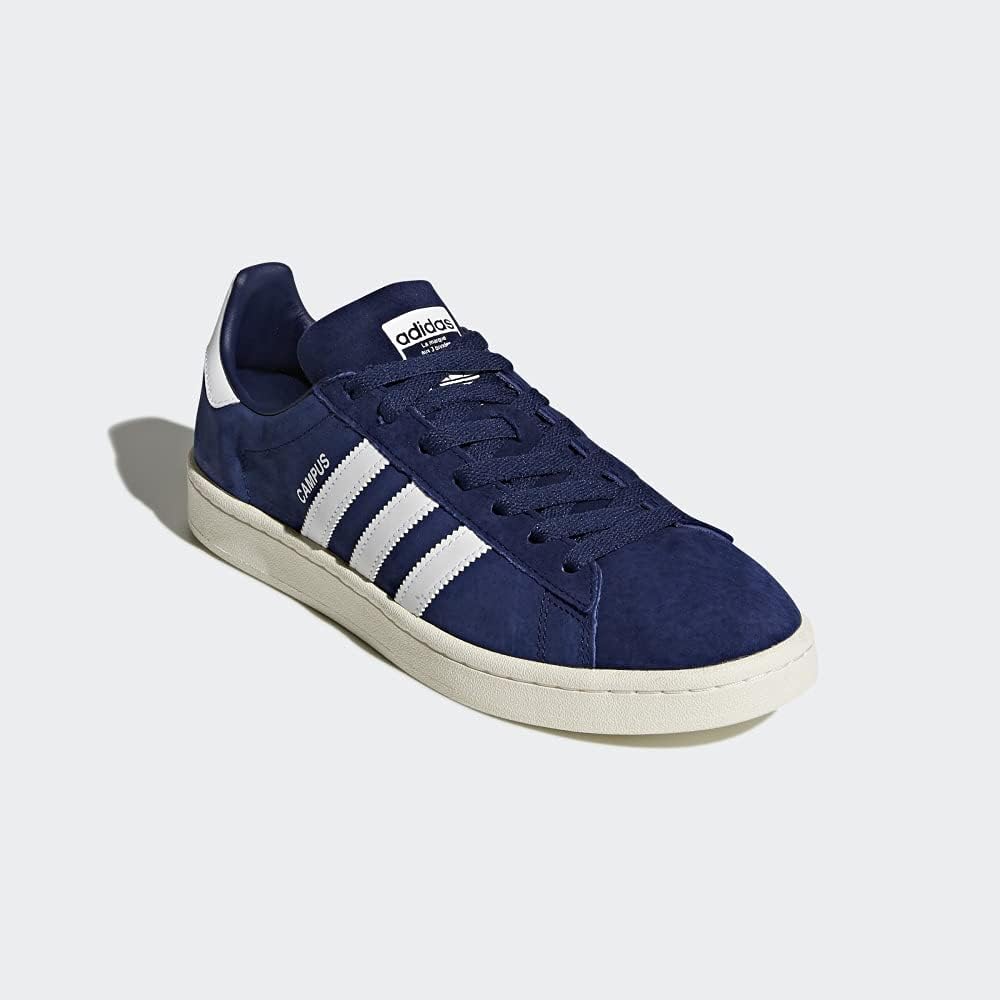 adidas Men's Campus Dark Blue/Cloud White/Chalk White 3.5