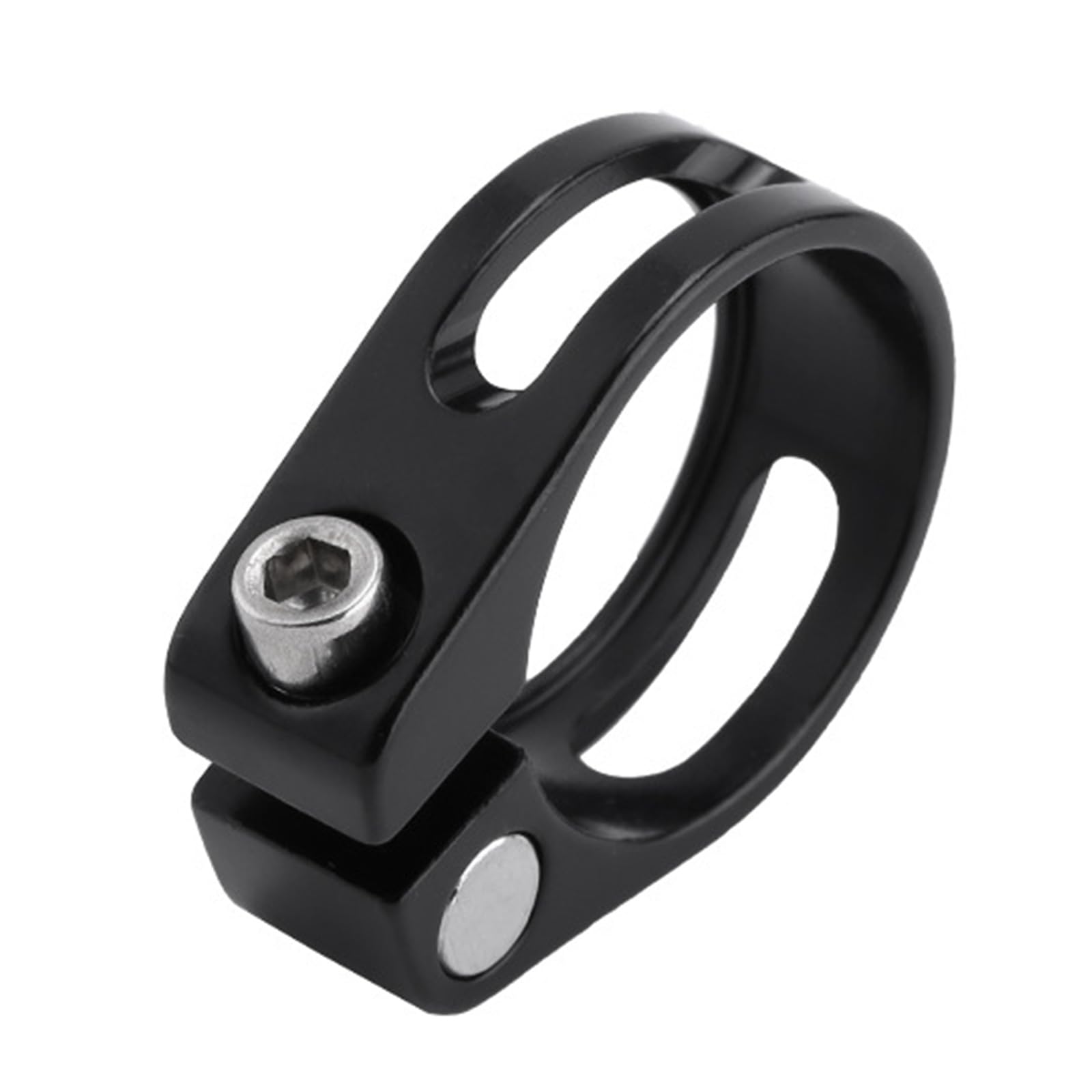 Ljhnba 31.8 Black Aluminum Alloys Bicycles Seat Tube Clamp Road Bike Seatpost Saddles Seat Cycling Accessories Enduring Road Seatpost