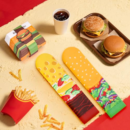 Calcetines Estampados de Colores Dibujos Divertidos de Algodon Suave 6