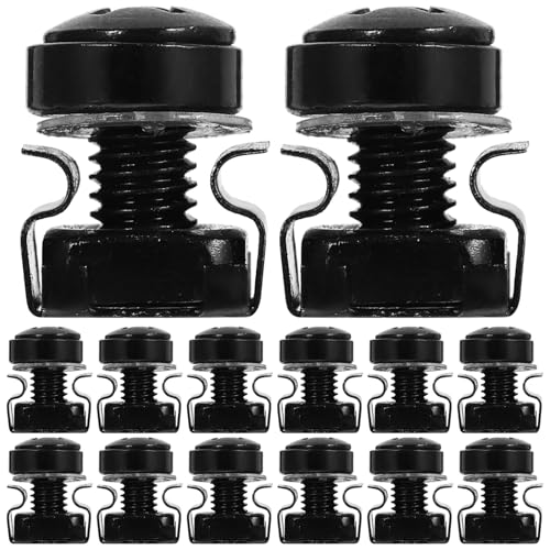 Écrous Cage M6 Haute Résistance en Acier au Carbone Fixation Armoire Réseau 50u