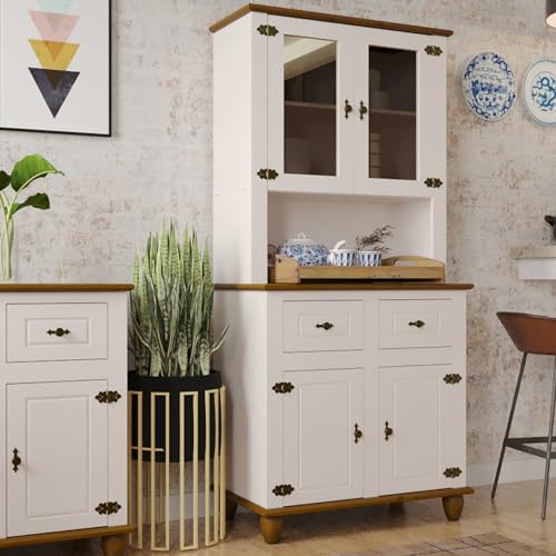 Kit Cozinha Retrô 4 Portas 2 Gavetas