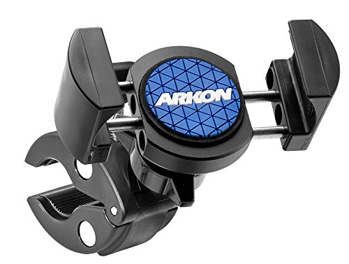 ARKON Mounts RV131 RoadVise Phone Clamp Post Mount Compatible with iPhone 12, 12 Pro Max, 11, 11 Pro Max, XS, Max XS, XR, X, Samsung Galaxy S10, S9,