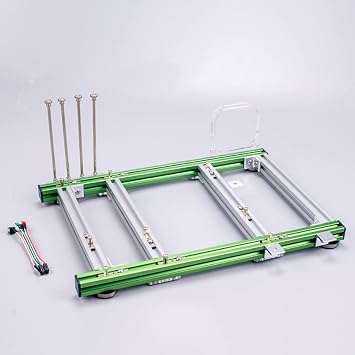 Open Chassis MATX Motherboard PC Case Chassis Cover DIY Mini Open Aluminum Alloy Computer Case Lightweight and Convenient Block Bear Frame Open Frame Chassis ATX Normal Power Supply