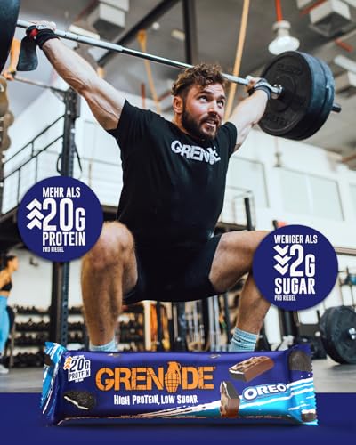 Grenade OREO Proteinriegel – Proteinreich & Zuckerarm – 12 x 60 g