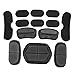 Casco in gommapiuma Casco di ricambio Casco protettivo, 13Pcs Casco tattico Imbottitura in gommapiuma Set Airsoft Paintball Casco rapido Cuscino protettivo fai da te EPP Sponge Pad Set Casco Ccessorie