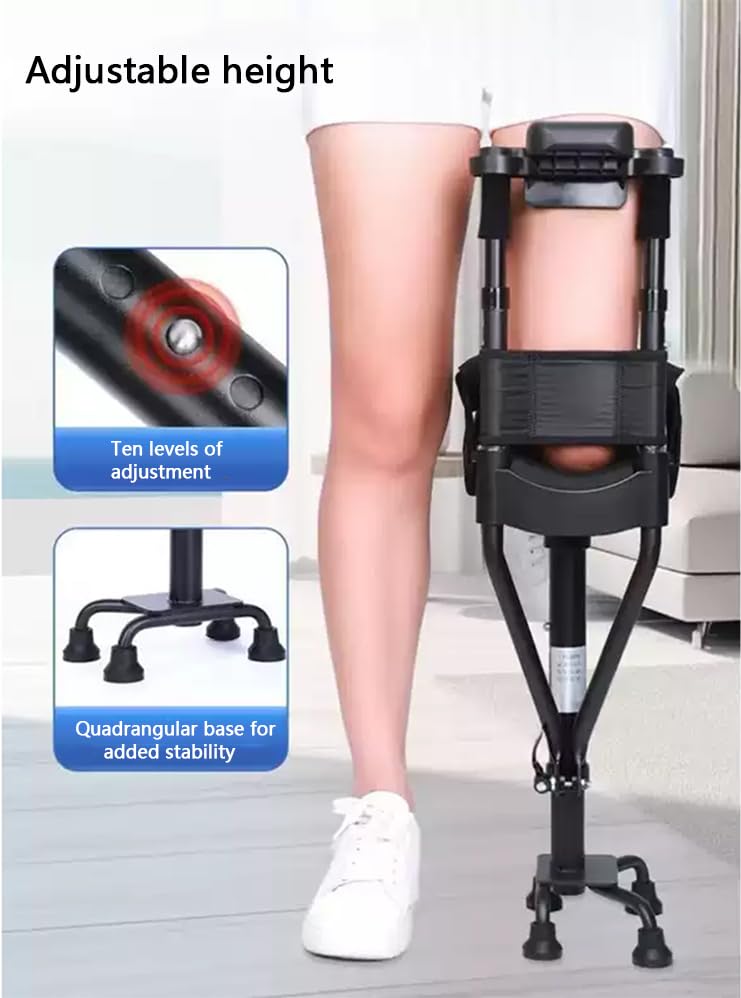 Muleta de rodilla manos libres para adultos miniatura 2
