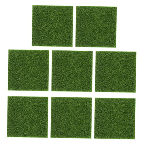 Milisten 2 Juegos Césped Artificial Musgo Artificial Plantas Artificiales para Interiores Césped Artificial para Hacer Tú Mismo Plantas Colgantes Artificiales Césped 8 Uds * 2
