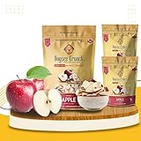 Dogsee Crunch(ドッグシークランチ) アップルドライ 犬用 おやつ 10g*3袋セット フリーズドライ製法 新鮮果物 りんご 100%自然派 天然素材 無添加 無着色