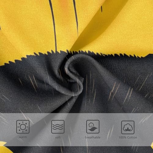 ODAWA Black Cat Yellow Eyes Soft Cotton Toddler Underwear Tagless 2T Boys Underwear3